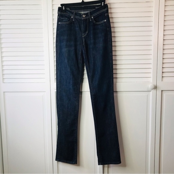 CITIZENS OF HUMANITY Elson High Rise Straight Leg Size 24 - Picture 1 of 8